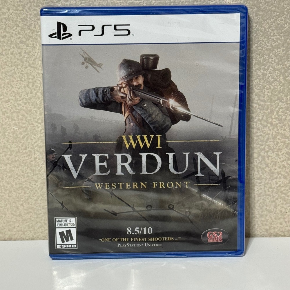 GS2 Games WWI Verdun Western Front PS5 PlayStation 5 New Sealed Shooter Game